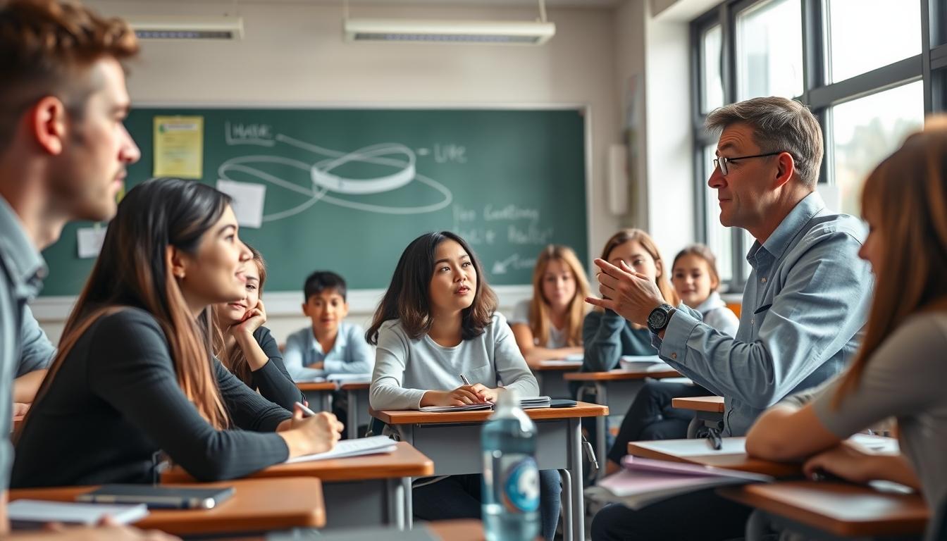 Students collaborating in study space